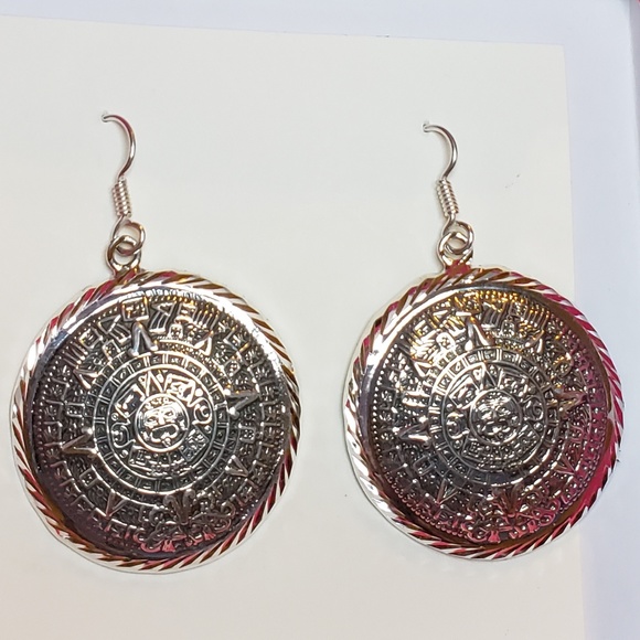 .950 Mexican Silver Aztec Calendar - Picture 5 of 7